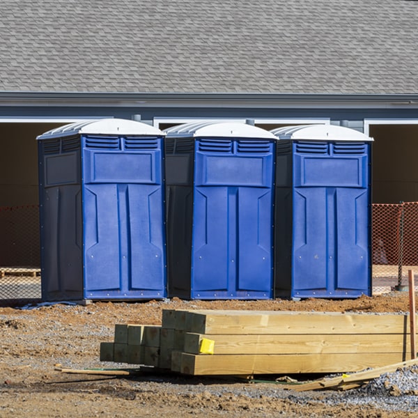 what is the cost difference between standard and deluxe porta potty rentals in Antares